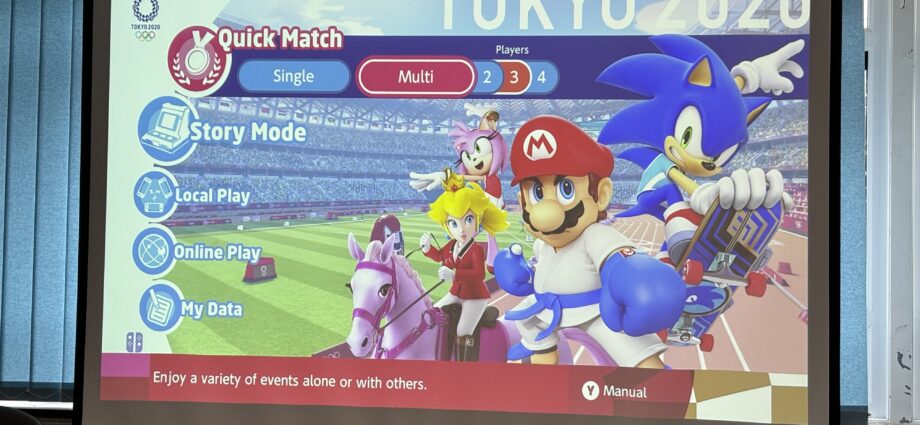Tokyo 2020, the cover picture for the Mario and Sonic Game