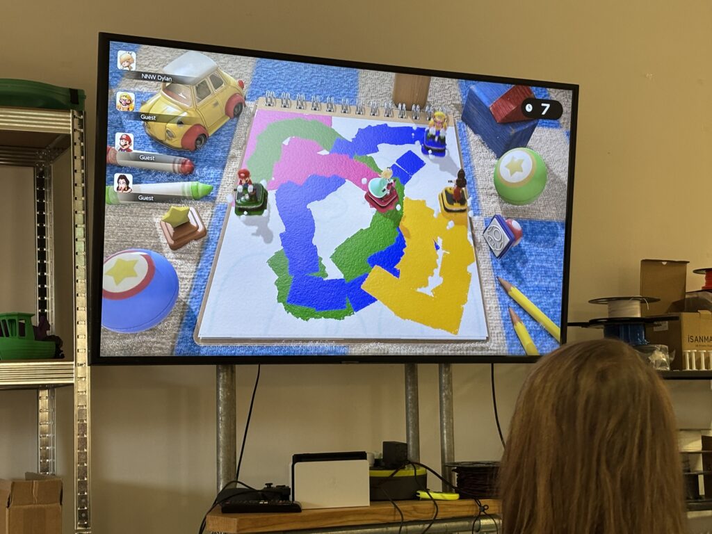 picture of the screen featuring Stamp Out