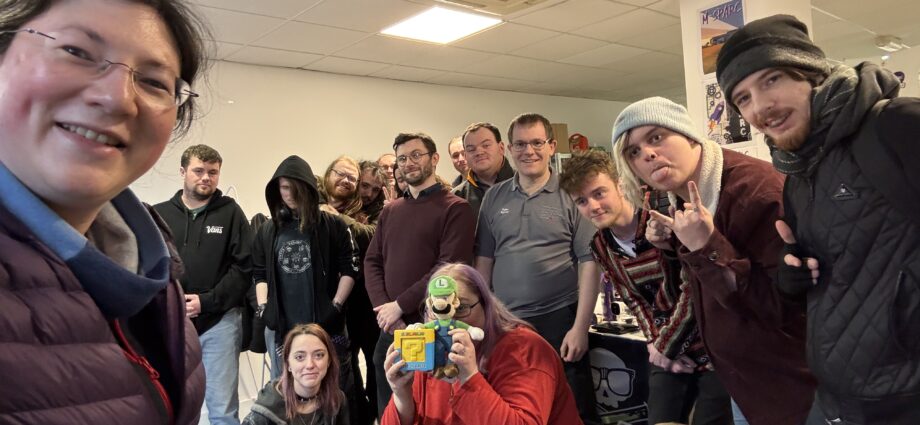 Group picture from a selfie angle