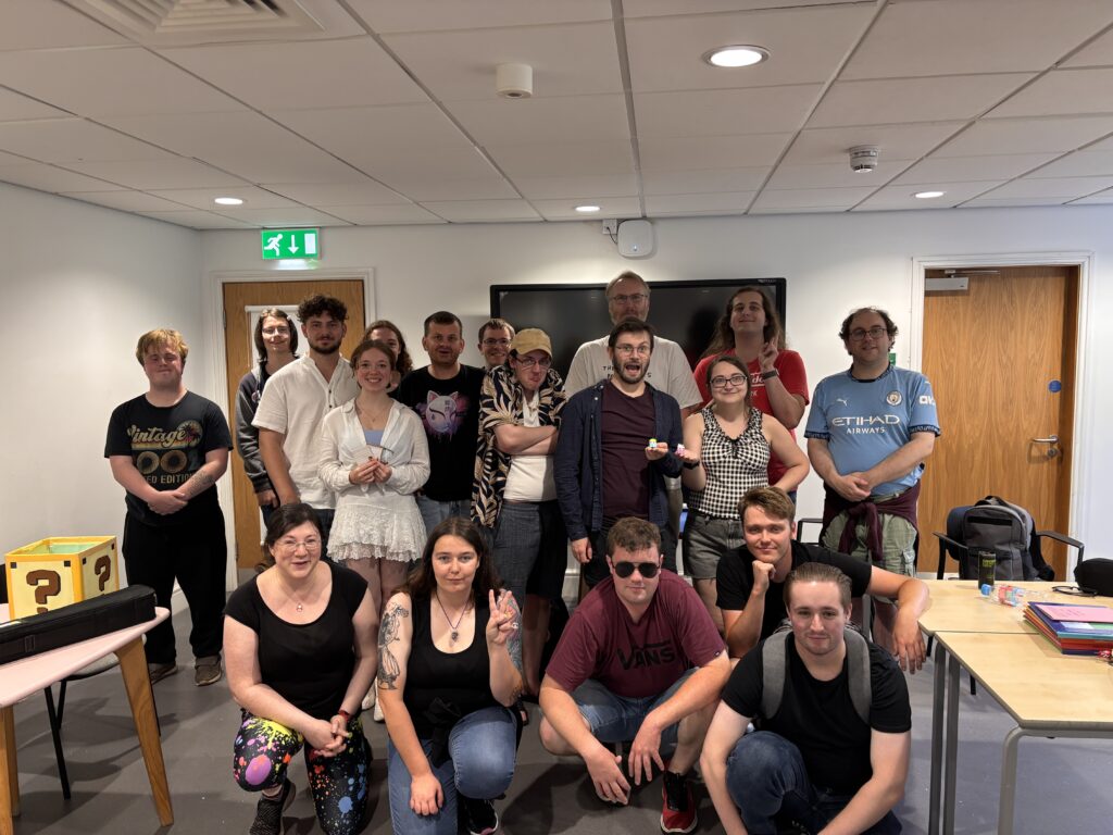 group photo of most of the members that stayed to the end.